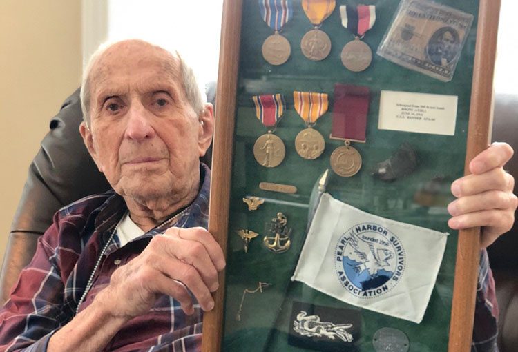 Pearl Harbor survivor Ed Guthrie