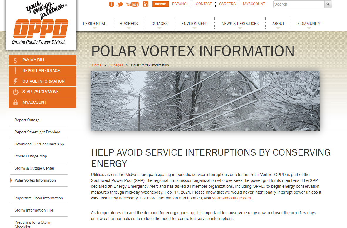 Polar Vortex page